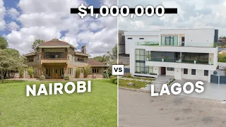 What $1,000,000 will Buy you in Nairobi Vs Lagos | Real Estate