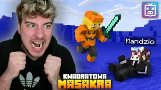 ZEMSTA NA @xMandzio | KWADRATOWA MASAKRA (Minecraft)