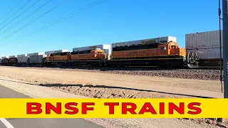 BNSF Intermodal and Manifest Trains