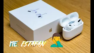 APPLE AIRPODS PRO 2 GENERACION FAKE VS ORIGINAL (ME ESTAFARON). COPIA PERFECTA DIFICIL DE VER.