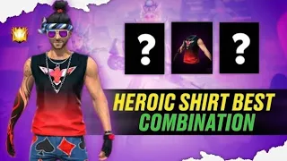 TOP 5 HEROIC SHIRT BEST COMBINATION NO Top Up FREE DRESS UP SUBSCRIBE 🙏