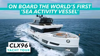 On board the world's first 'Sea Activity Vehicle' | $9.5m CL Yachts CLX96 yacht tour | MBY