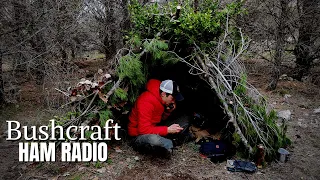 2 Days Ham Radio Camping in Natural Shelter - I did it AGAIN!