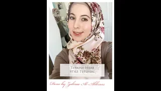 How to make Turkish hijab style?