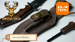 Temu Outdoor Knifes and Axe Hammer EDC