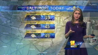 Mostly cloudy, breezy on Wednesday