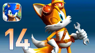 Sonic Dash 2: Sonic Boom Gameplay Walkthrough Part 14 - Tails’ Ring Rush! (iOS, Android)