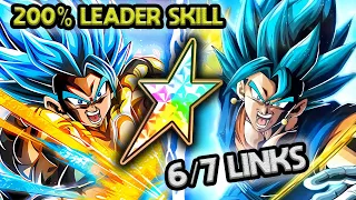 100% AGL LR VEGITO BLUE + PHY LR GOGETA BLUE ROTATION! Dragon Ball Z Dokkan Battle