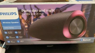 Głośnik bluetooth Philips TAS6305 S6305 Wireless Speaker 6000 Series Unboxing konkurenta JBL Charge