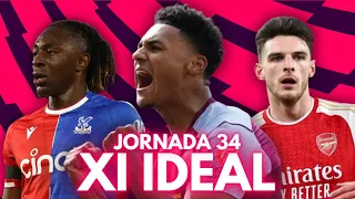 EL XI IDEAL DE LA JORNADA 34 DE LA PREMIER LEAGUE 23/24