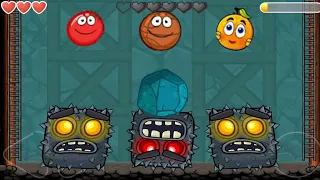 RED BALL 4 ALL CLASSIC BALL BATTLE WITH INTO THE CAVES BOSS FUNNY GAMEPLAY