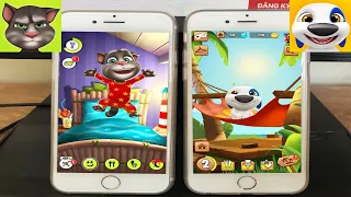 My Talking Tom and My Talking Hank | Gameplay Great Makeover for Children