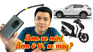 REVIEW "Máy bơm mini, bơm xe oto và xe máy" có thực sự hiệu quả? | Kien review