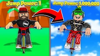 VERY FAST WAY TO REACH MAX JUMPING POWER in ROBLOX POGO SIMULATOR