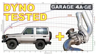 Toyota Land Cruiser  70 series 1pz + turbo - Dyno tested