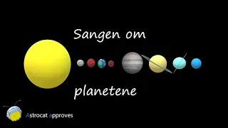 Sangen om planetene. Lær deg rekkefølgen på planetene gjennom sang!