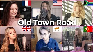 Who sang it better: Old Town Road ( french, russia, us, portugal, uk, south africa ) Lil Nas X