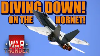 War Thunder Diving down F/A-18 Hornet! History, variants and what version could be in WT!