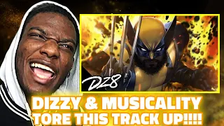 THEY TORE THIS TRACK UP!! WOLVERINE RAP SONG | "Weapon X" | DizzyEight & Musicality [REACTION]