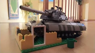 E-100 vs KV-2 | LEGO Stop Motion
