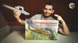 ОЧЕНЬ Большой Вертолёт AH-1G "HUEY COBRA". Обзор НОВИНКИ от ICM в масштабе 1/32