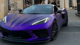 Prank girls on a supercar highlights. #funny #corvette #c8 #car #ferrari #foryou #mycar #corvettec8