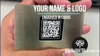 Metal NFC Digital Visiting Cards