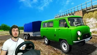 ВЕЗЕМ СТРОЙМАТЕРИАЛЫ К ГЕНЕРАЛУ НА ДАЧУ - RP CITY CAR DRIVING + РУЛЬ