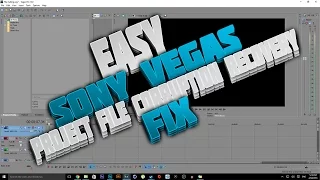 Sony Vegas Pro 13 Project File Corruption Recovery Fix! (Works with all Sony Vegas)