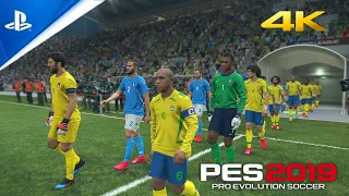 ★Let's Play LEGENDS 😍⚽ BRAZIL VS ITALY - is Amazing Football - PES 2019 on PS5 GamePlay★