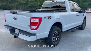 4" MBRP Race Exhaust 2022 Ford F150 5.0 V8