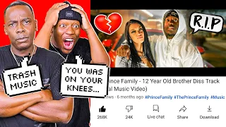 REACTING TO THE PRINCE FAMILY DISSTRACK WITH MY DAD **BAD IDEA**