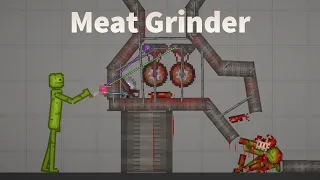 HOW TO MAKE MEAT GRINDER IN MELON PLAYGROUND 12.0 | PEOPLE PLAYGROUND | ACTION SANDBOX