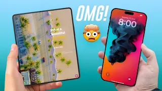 iPhone 15 Pro Max Vs Samsung Galaxy Z Fold 5 - OPEN YOUR EYES 👀👀