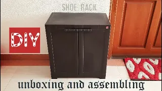 Cello Novelty shoe rack unbox and assembly DIY