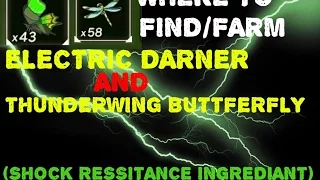 Zelda Breath of the Wild - Where to Find/Farm Electric Darners & Thunderwing Butterflys