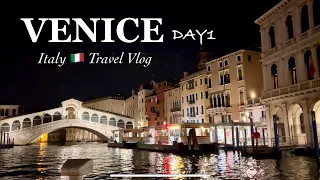 VENICE 【Italy Travel Vlog】Night Canal Tour