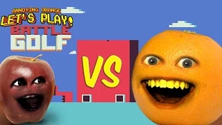 Annoying Orange vs Midget Apple Play - Battle Golf