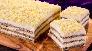 3 layers of fluffy cake and plenty of white chocolate. It just melts in your mouth. │ Appetizing.TV
