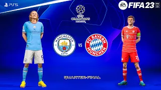 FIFA 23 - Manchester City vs Bayern Munich - UEFA Champions League Quarter Final | PS5™ [4K60]