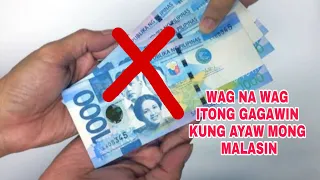 WAG NA WAG ITONG GAGAWIN KUNG AYAW MONG MALASIN-APPLE PAGUIO1