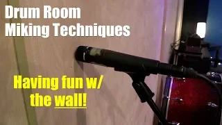 Drum Room Mic Techniques: SM57 on the wall!