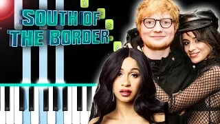 Ed Sheeran - South of the Border feat. Camila Cabello & Cardi B (Piano Tutorial) By MUSICHELP