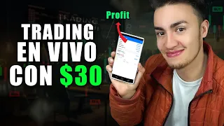 COMO GANAR DINERO con solo $30 USD haciendo TRADING 🤑 | Trading para principiantes