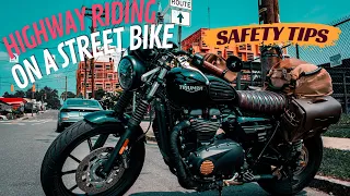Highway Riding on the Triumph Street Twin | Speed Twin 900