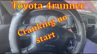 toyota 4runner Tacoma 3.4L cranking no start or bogging