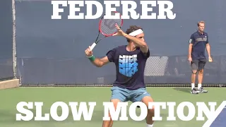Roger Federer Super Slow Motion - Forehand, Backhands and MORE!!!