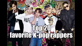 Top 20 favorite K-pop rappers | Топ 20 любимых K-pop рэперов