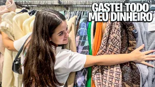 GASTEI TODO MEU DINHEIRO COM ROUPAS DE INVERNO