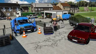 Collecte des encombrants et déchets à la déchetterie municipale | Farming Simulator 22